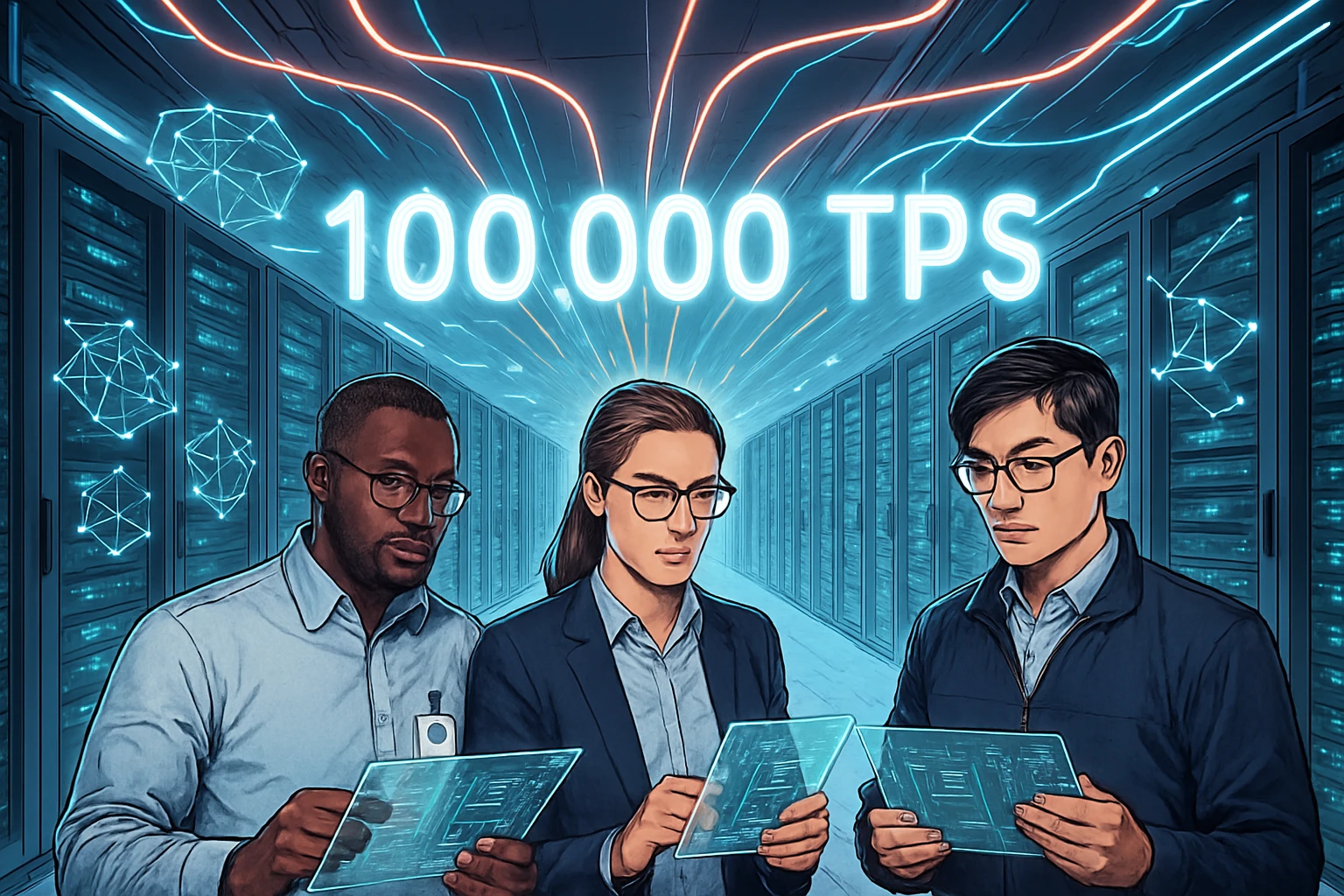 Quel est l’intérêt que Solana atteigne 100 000 TPS dans des conditions idéales ?